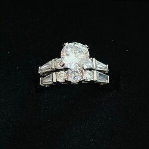 Wedding Ring Set 925 Silver